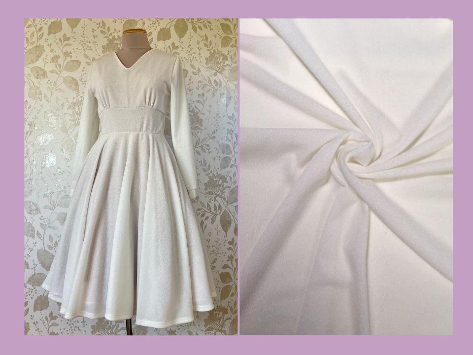 White long sleeve dress Size 46