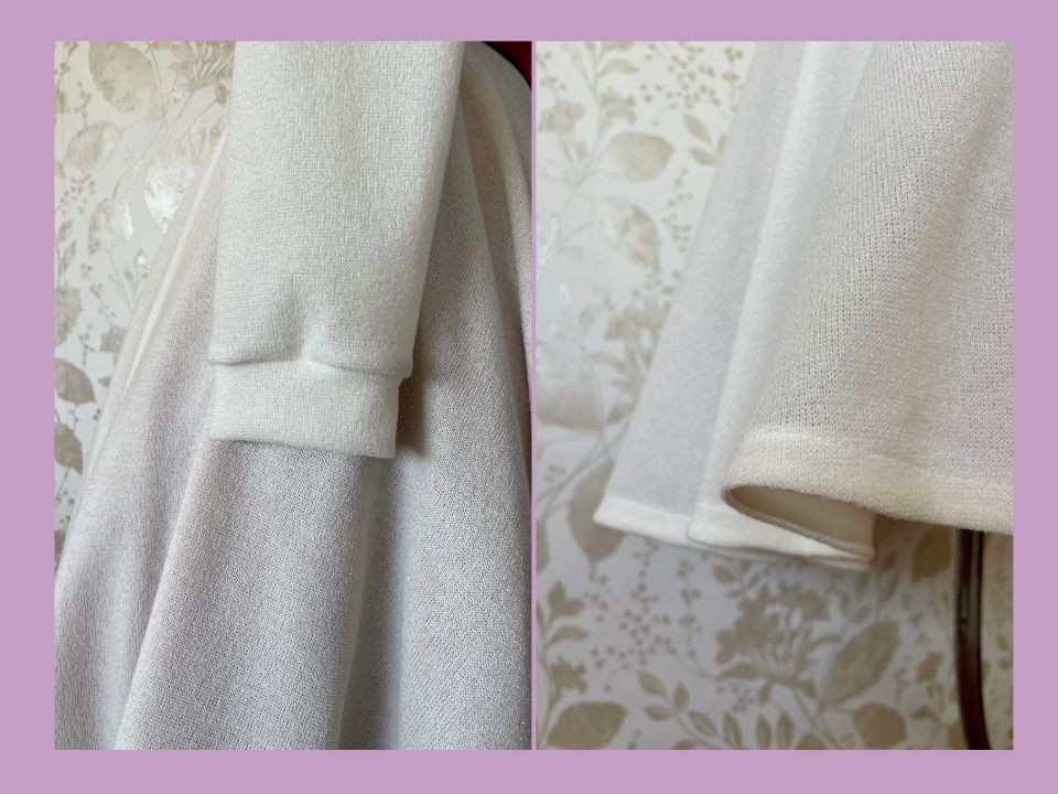 White long sleeve dress Size 46