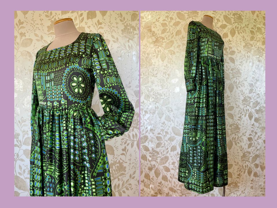 Long silk dress Size 46