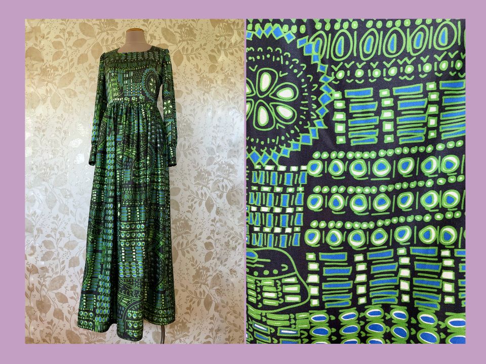 Long silk dress Size 46
